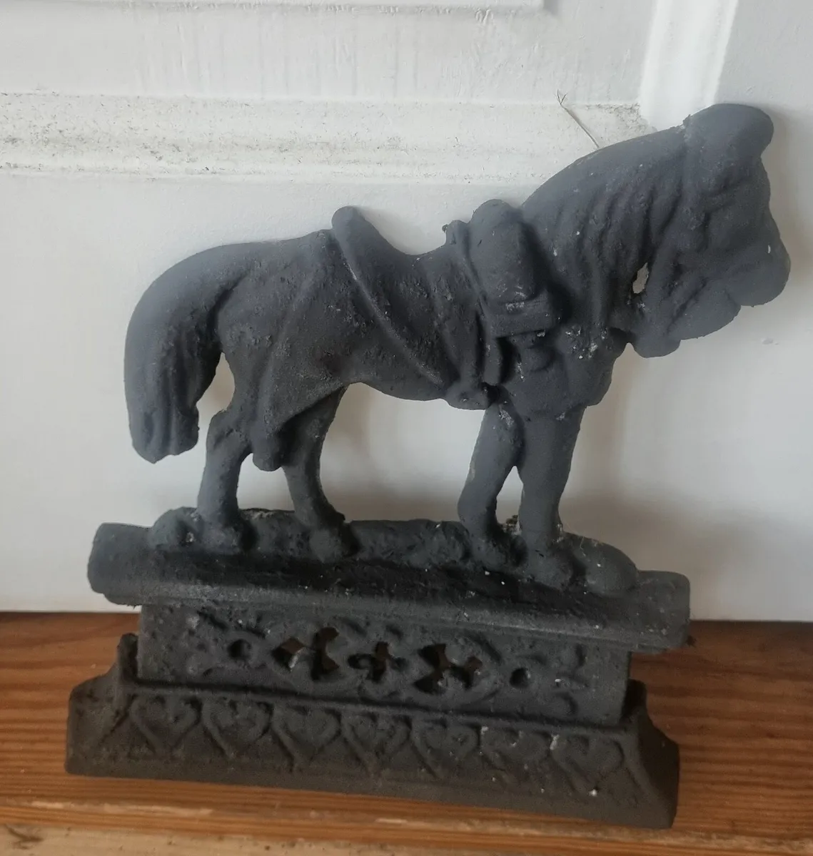 Antique Victorian Cast Iron Door Stops - Image 2