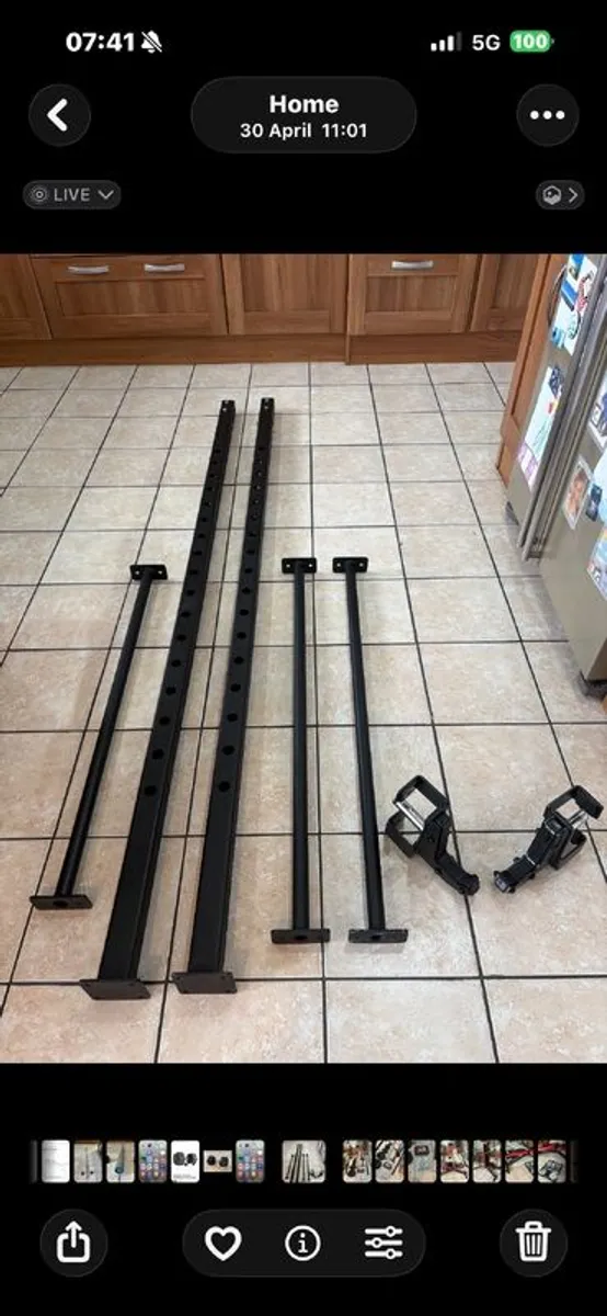 Steel Squat Rack, Very Heavy Gauge Steel!! - Image 2