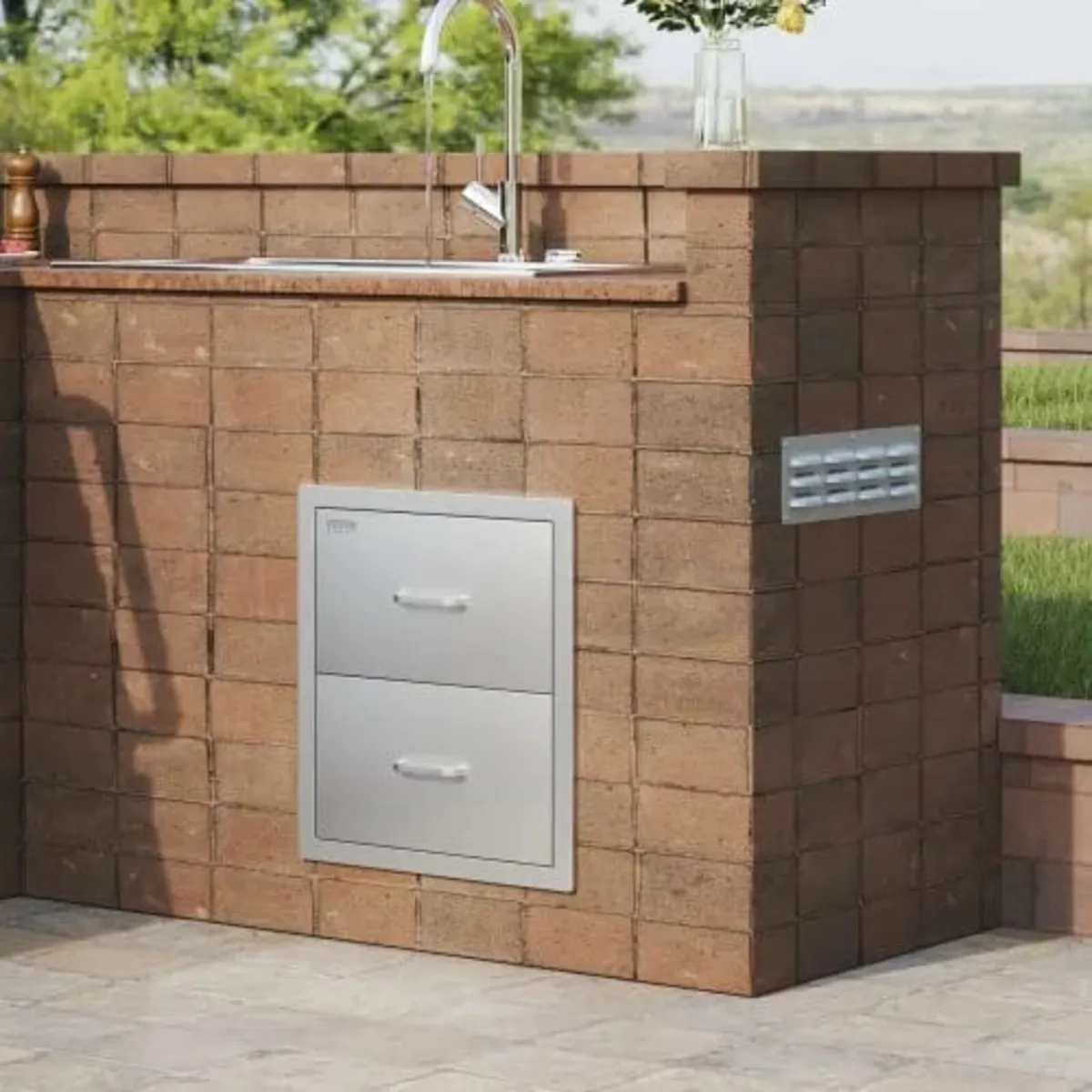 Outdoor Kitchen Drawers 18W x 20.6H x 12.7D Inch, - Image 3