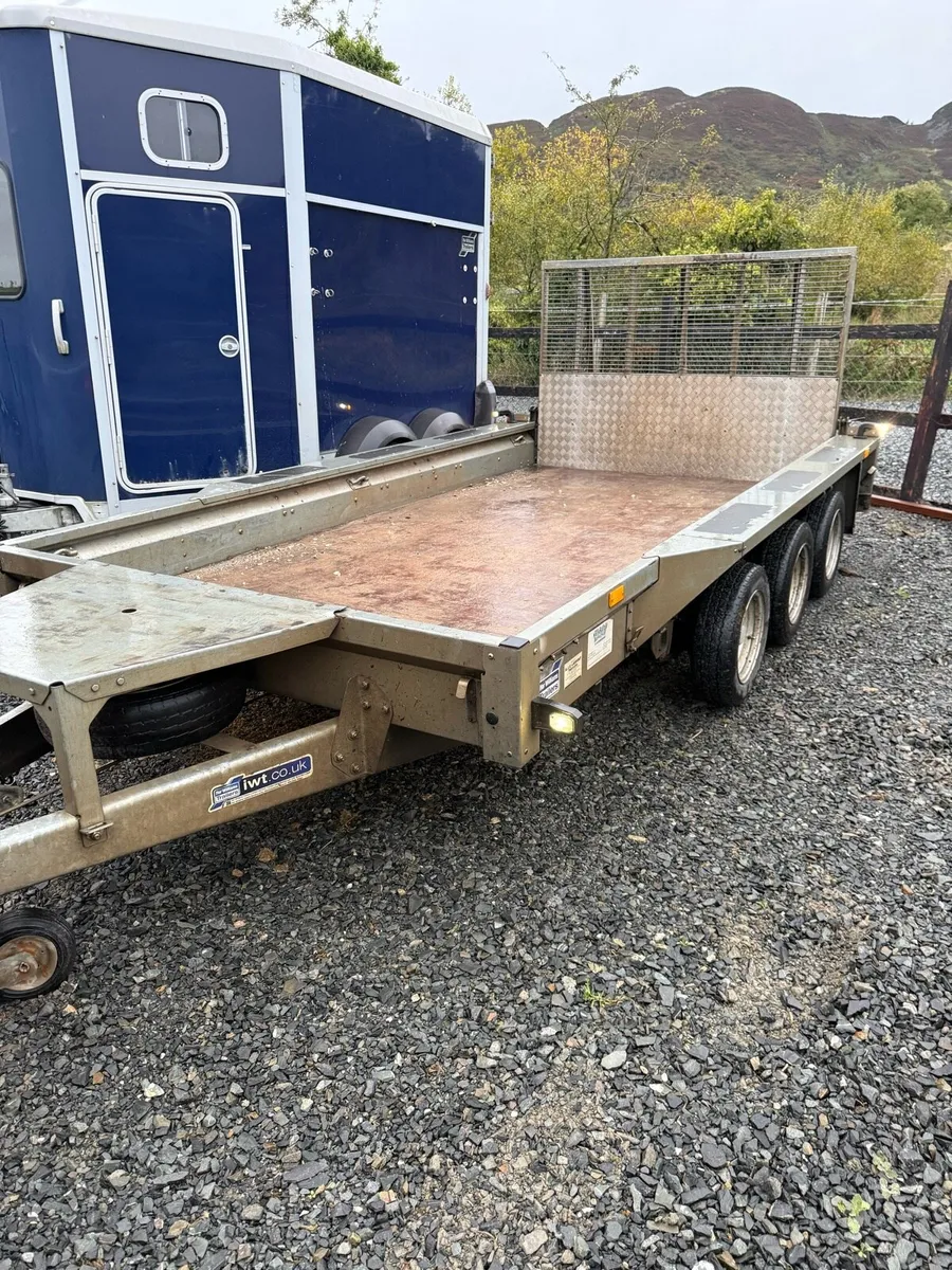 Ifor williams plant trailer - Image 1