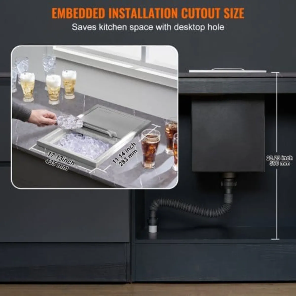 Drop in Ice Chest, 46 cm L x 30.5 cm W x 36.8 cm H - Image 4