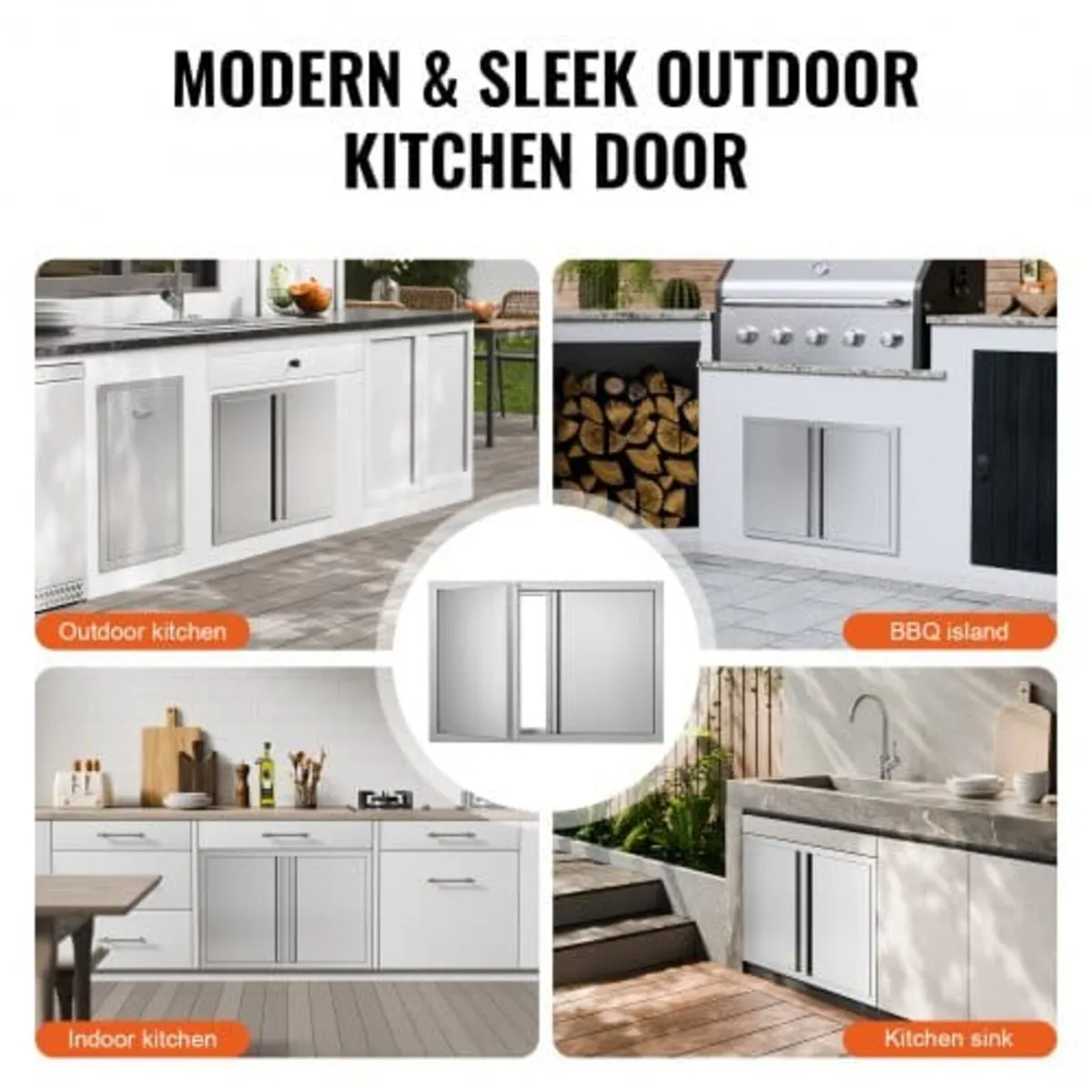 BBQ Access Door, 774x532 mm Double Outdoor Kitchen - Image 2