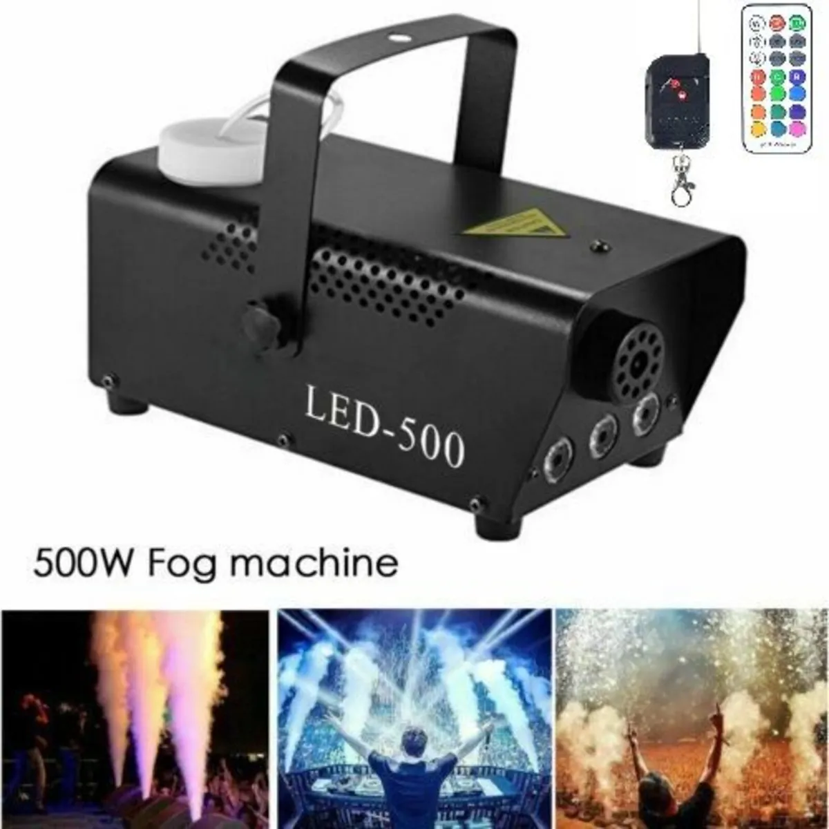 Smoke Machine Remote Control DJ Disco Party Fog - Image 1