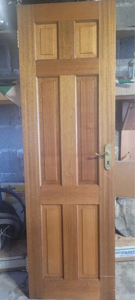 Mahogany style hardwood interior doors - Image 1