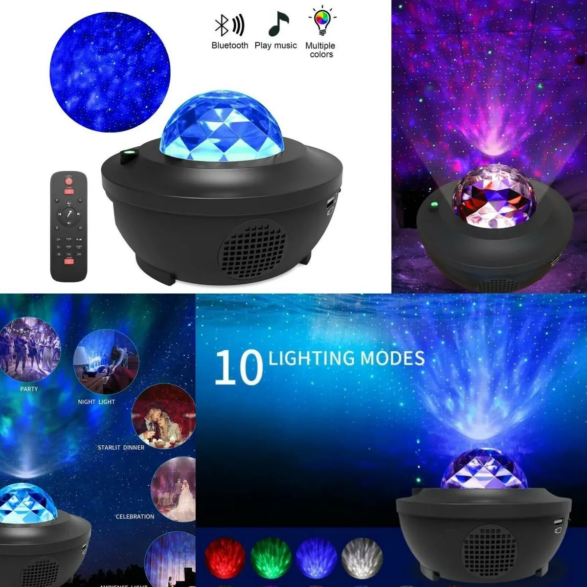 LED Lamp Galaxy Star Projector Yoga Night Star Sky - Image 4