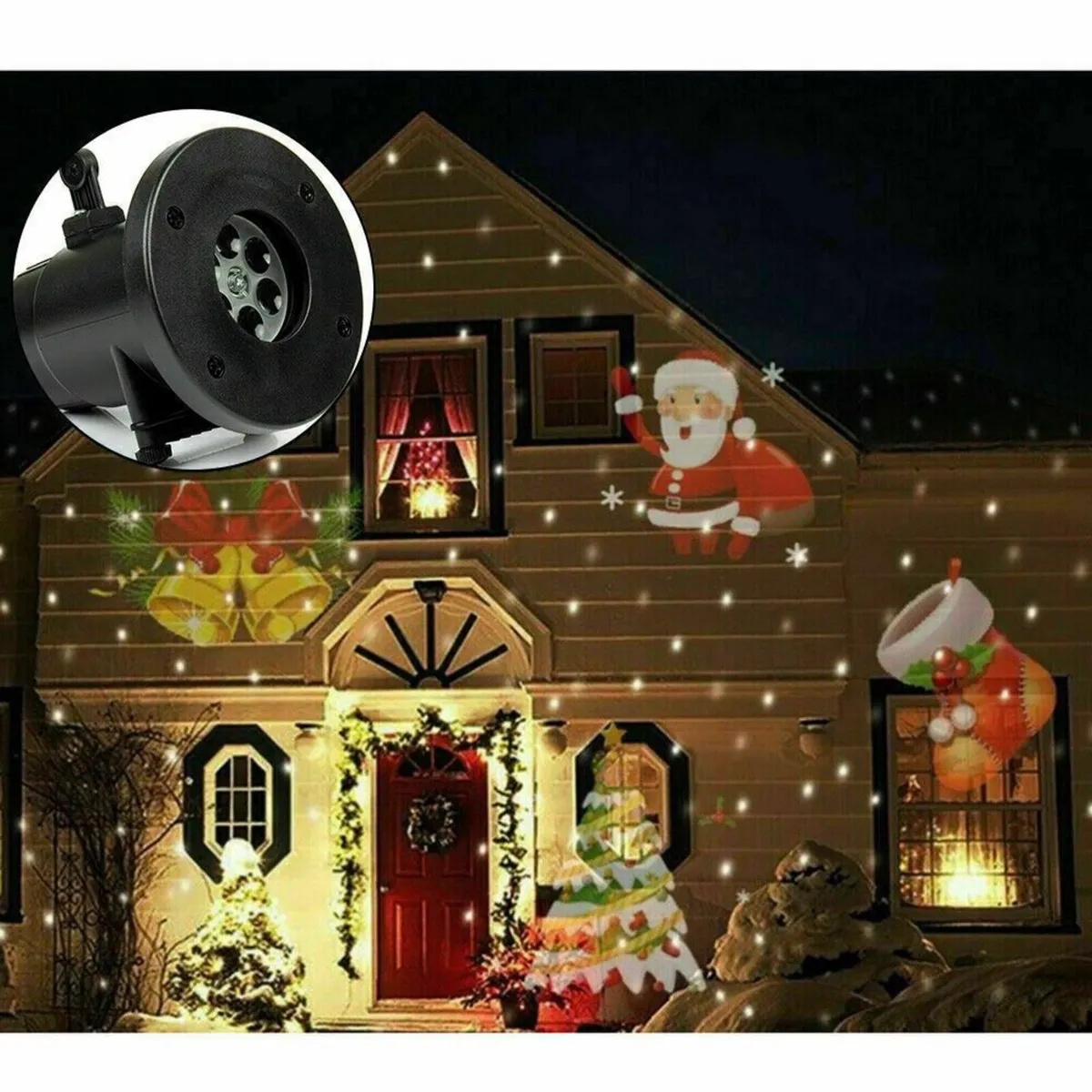 Halloween Outdoor 12 Patterns LED Moving Laser Xma - Image 1