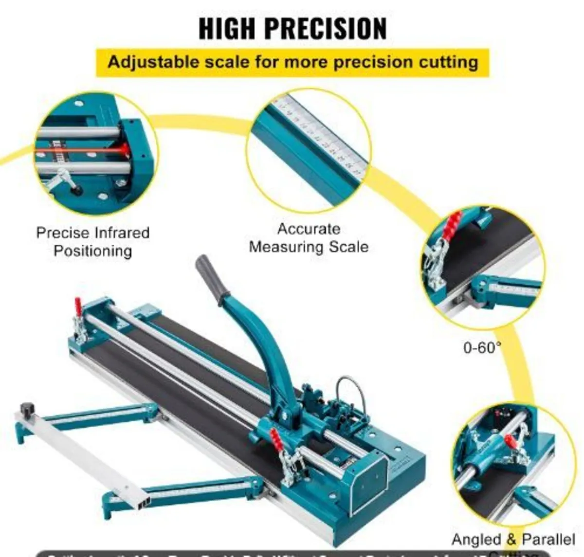 47Inch/1200mm Tile Cutter Double Rail - Image 4