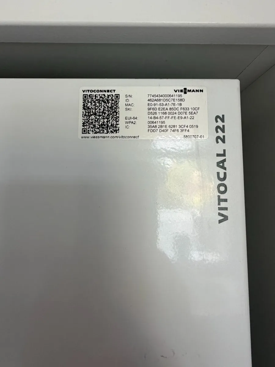 Viesmann Vitocal Combi kit & 14.5 kw outdoor unit - Image 1