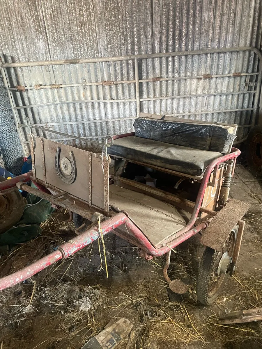Horse trap (one of a kind) with coil suspension - Image 1