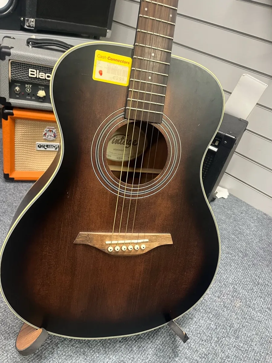 Vintage V300 Acoustic Guitar - Image 2
