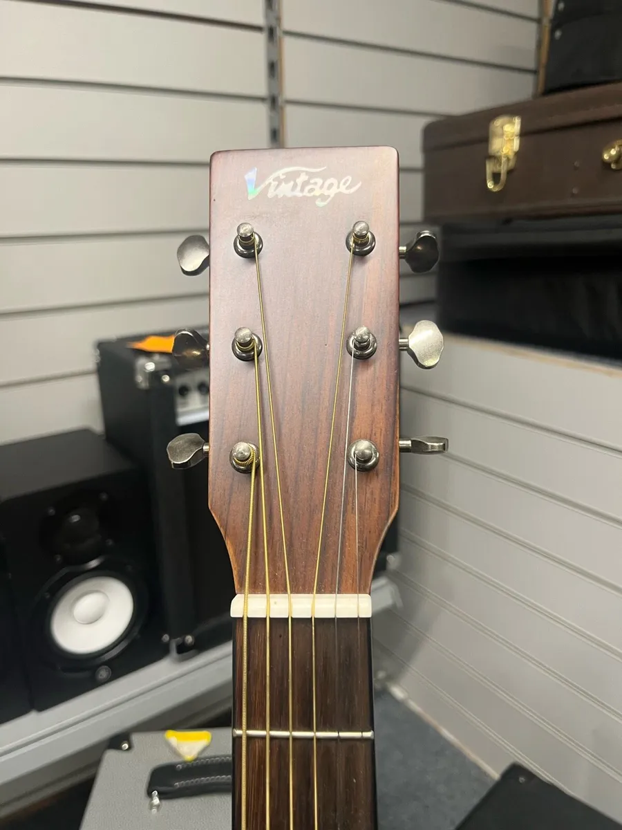 Vintage V300 Acoustic Guitar - Image 3