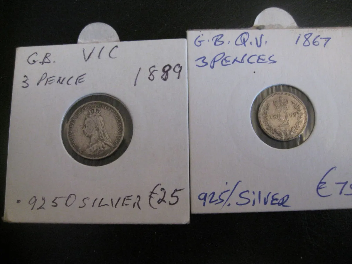 GB 3 Pence Coins - Various Prices - Image 2