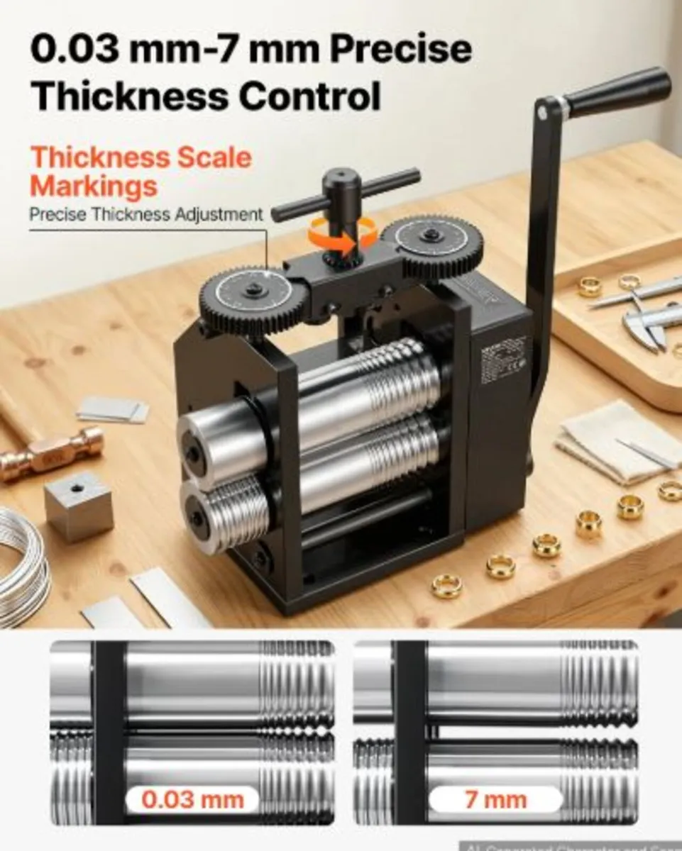 Rolling Mill 4-in-1 Round Flat Square Half-Round - Image 3