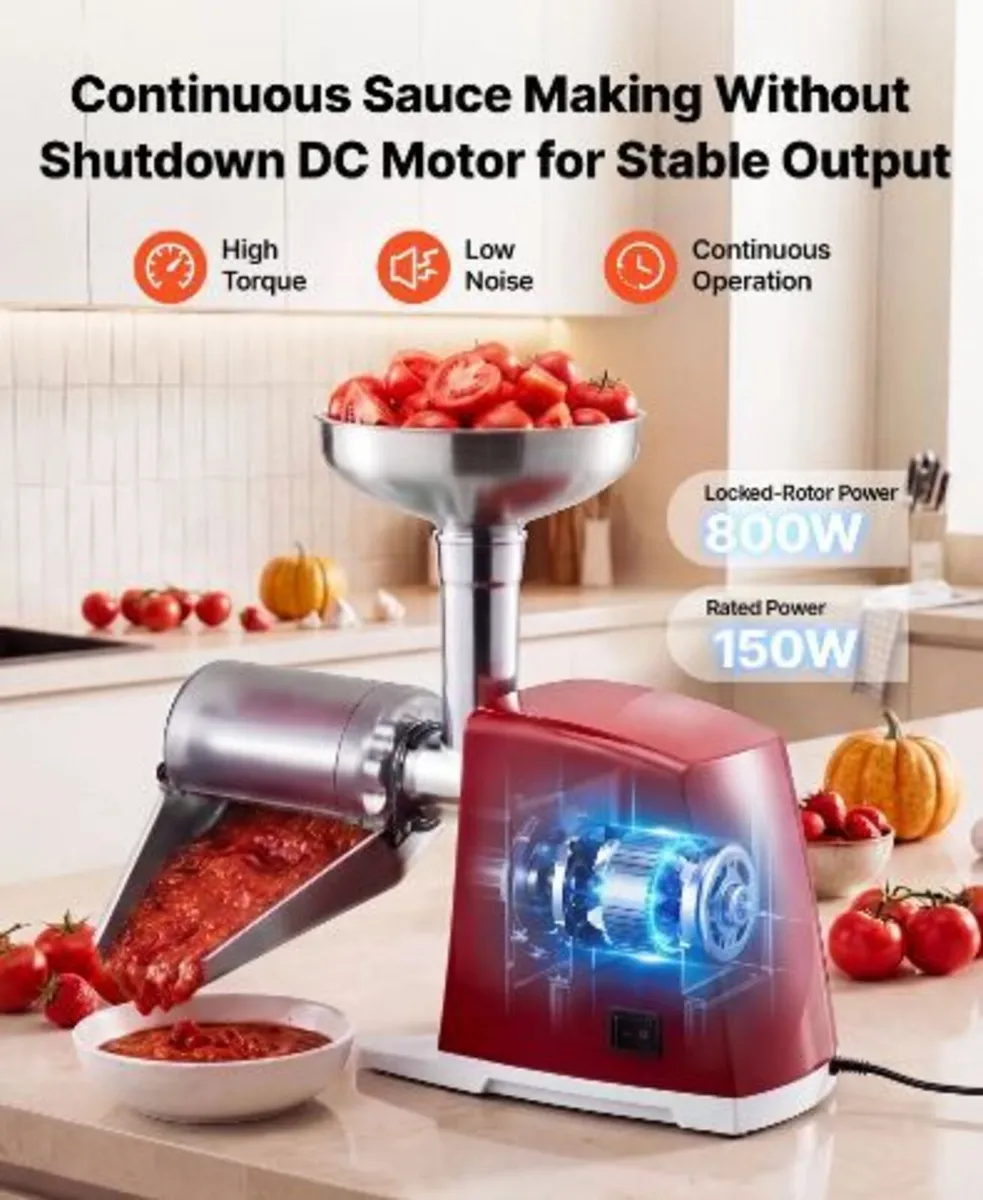 Electric Tomato Strainer 800W - Image 2