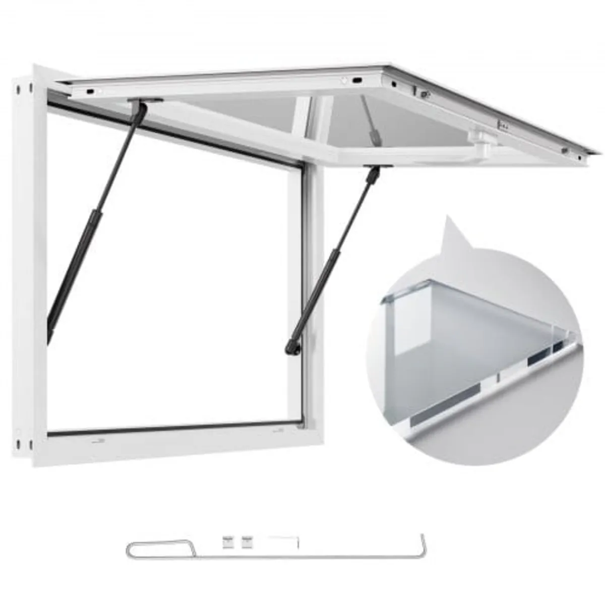 Concession Window 92x61 cm, Aluminum Alloy Frame S - Image 1