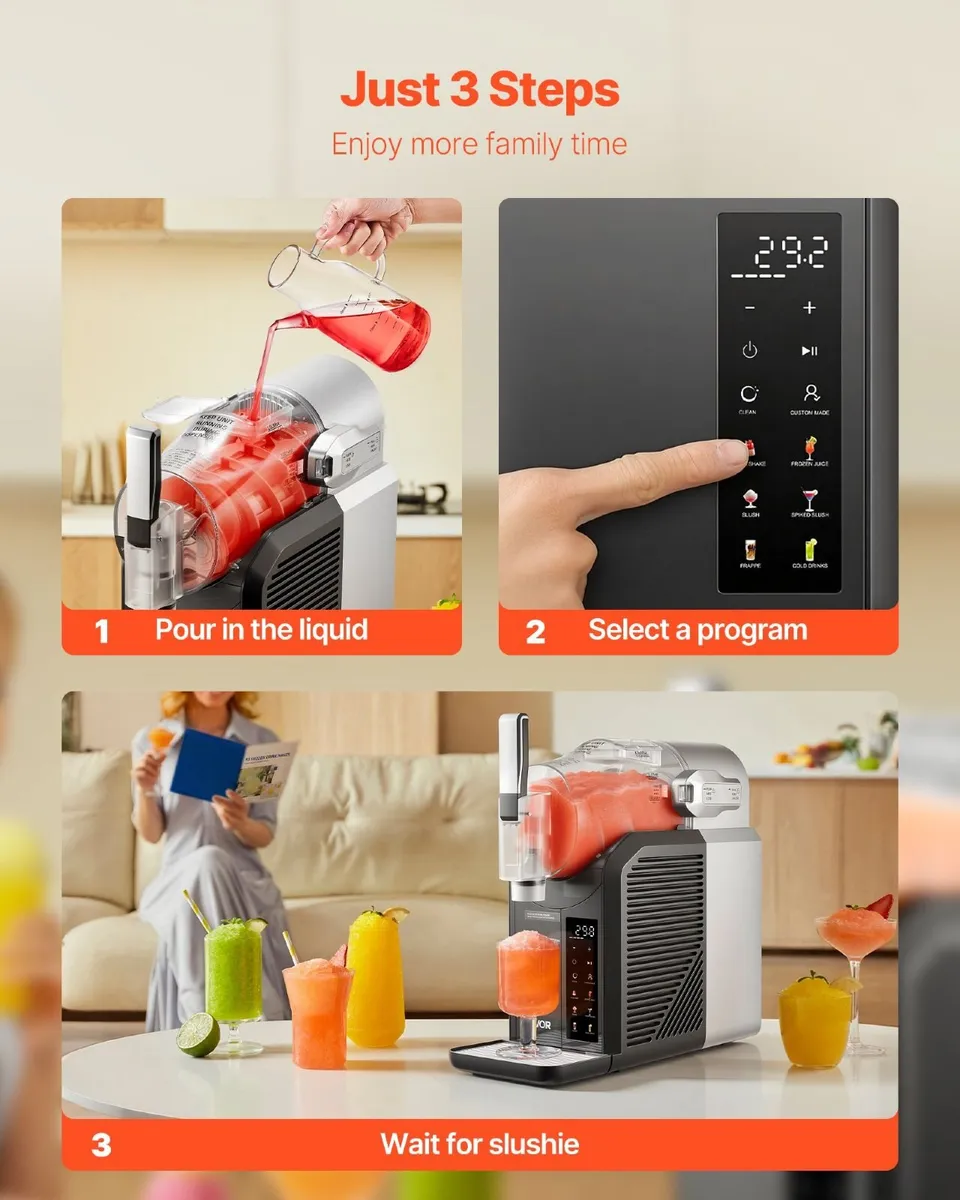 2L Slushie Machine with 6 Presets - Image 3