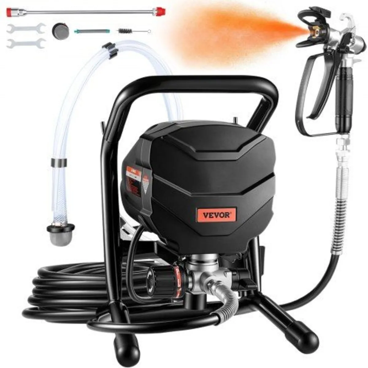 650W Airless Paint Sprayer with Extension Rod - Image 1