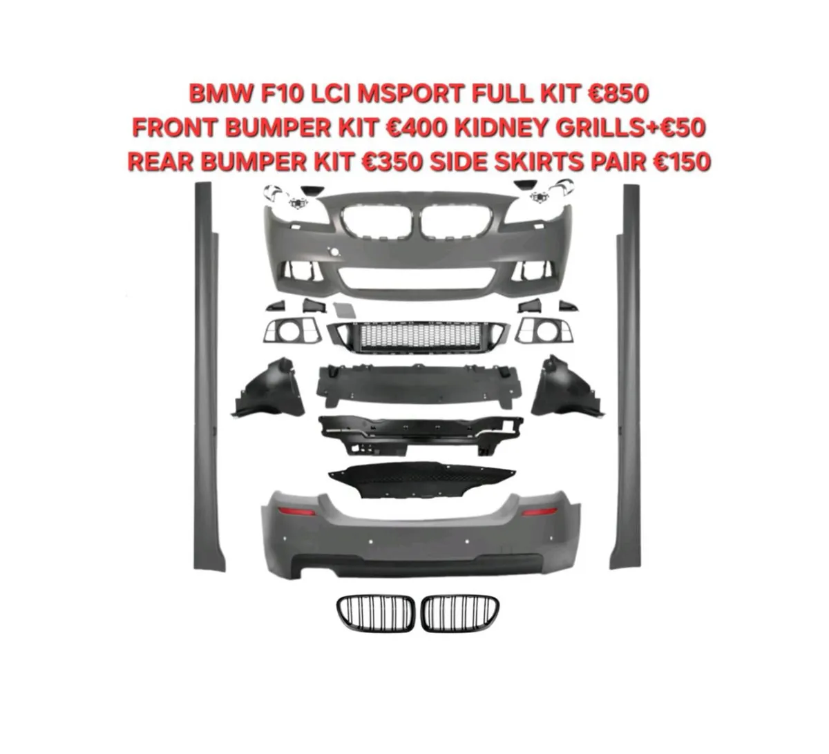 BMW F10 LCI+PLCI MSPORT KITS NEW BUMPERS SKIRTS - Image 1