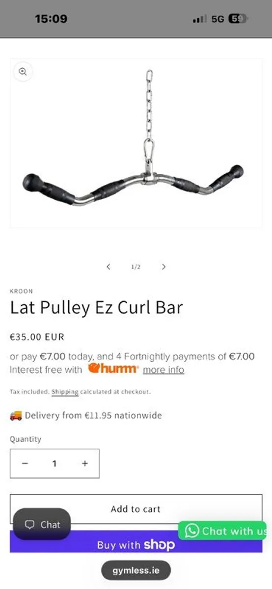 Gym Cable Machin Attachments, Heavy Duty!!! - Image 2
