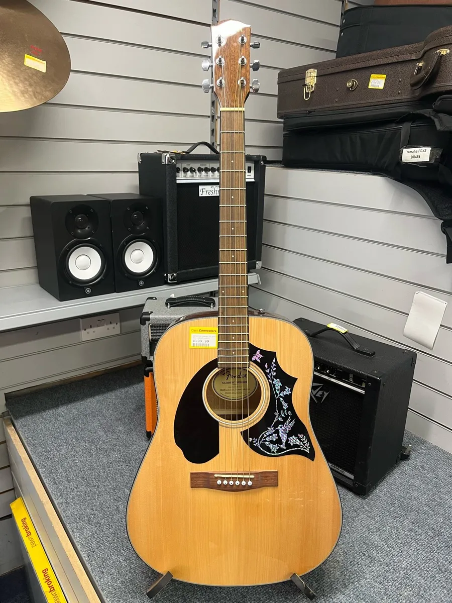 Fender CD-60S Left Handed Acoustic Guitar - Image 1