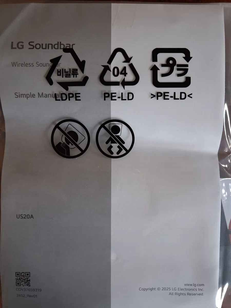 Lg soynd bar never hooked up - Image 3