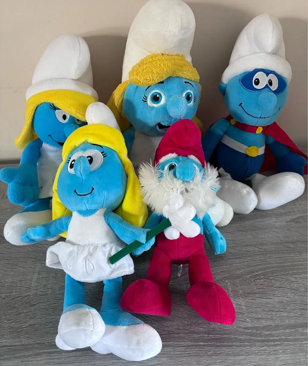 The Smurfs soft toy collection