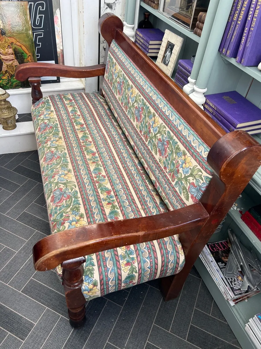 Antique settee - Image 2