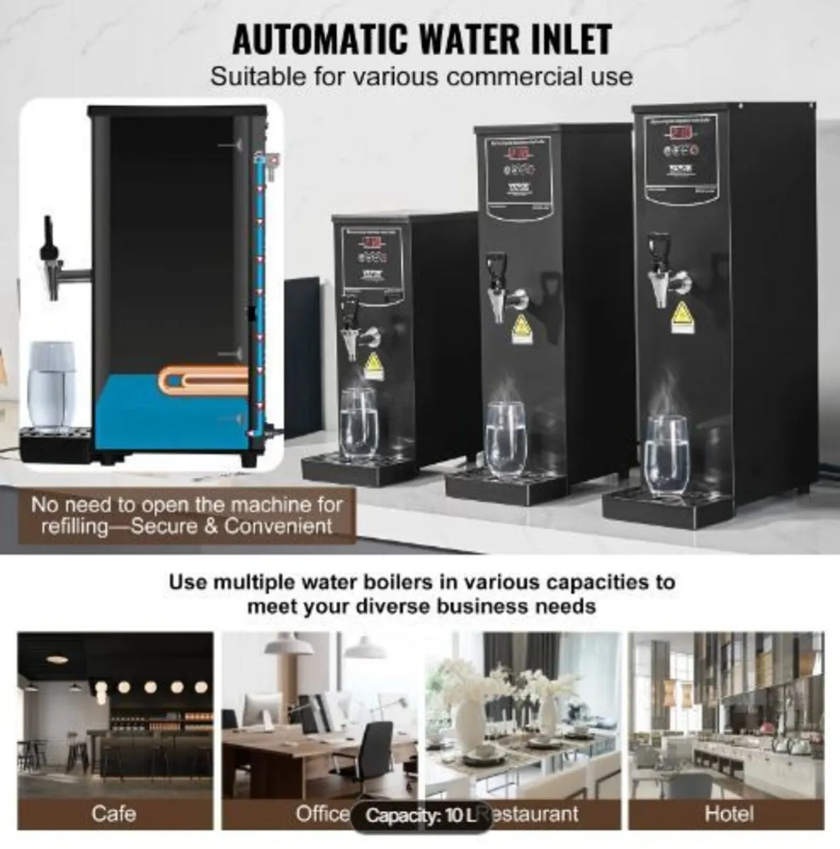 Commercial Water Boiler, Electric Hot Water - Image 2