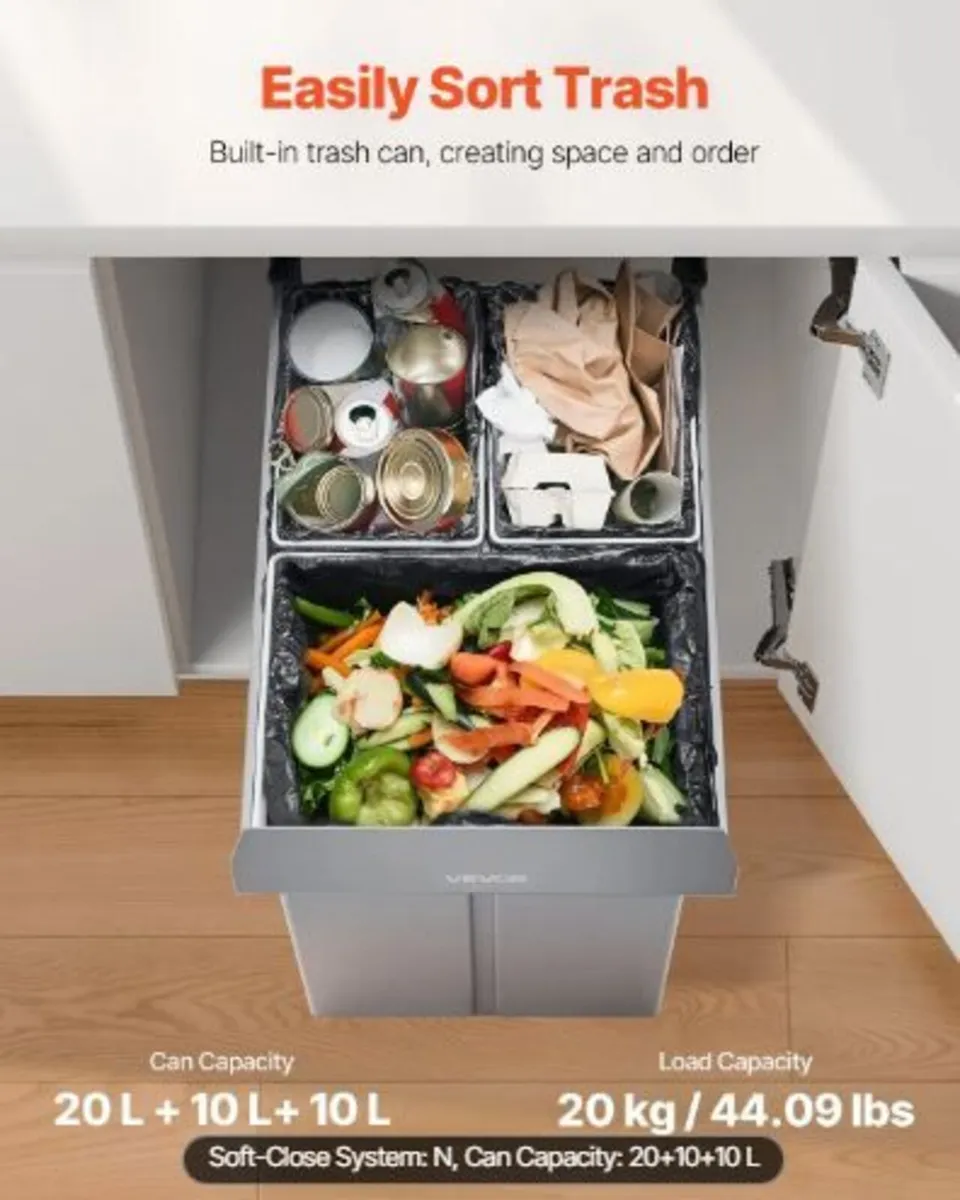 Pullout Trash Can for Kitchen Cabinets - Image 2