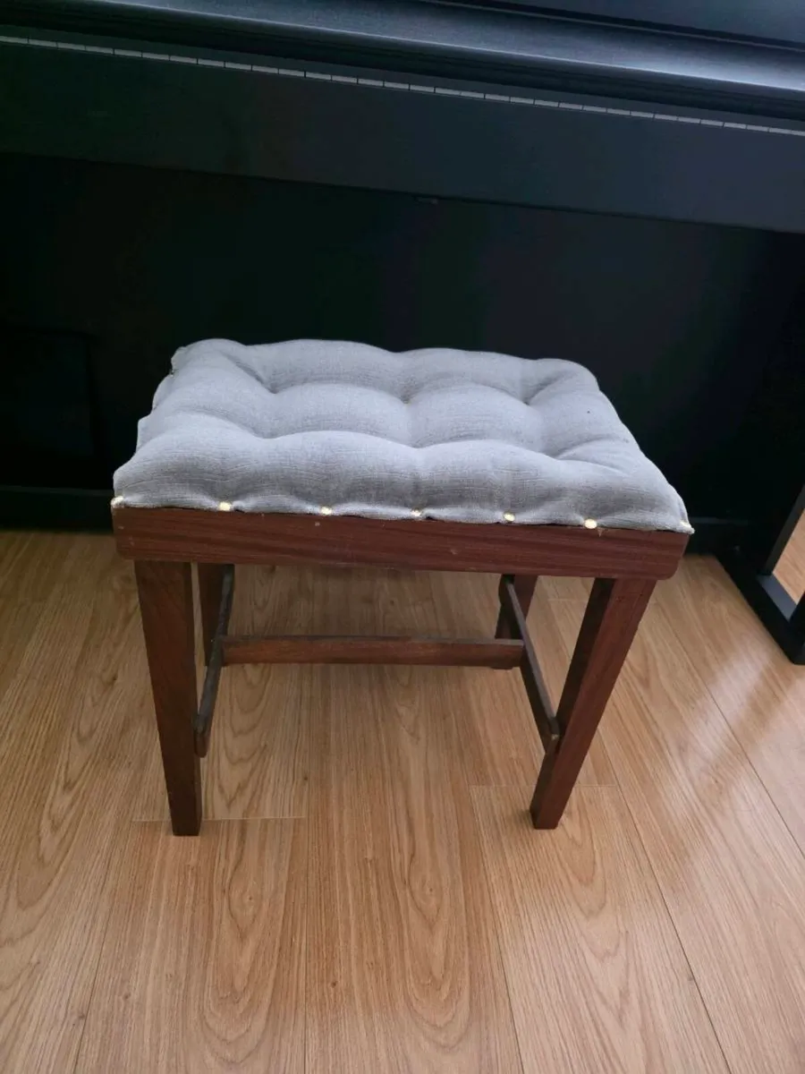 Piano stool 46x34cm H 45cm - Image 4