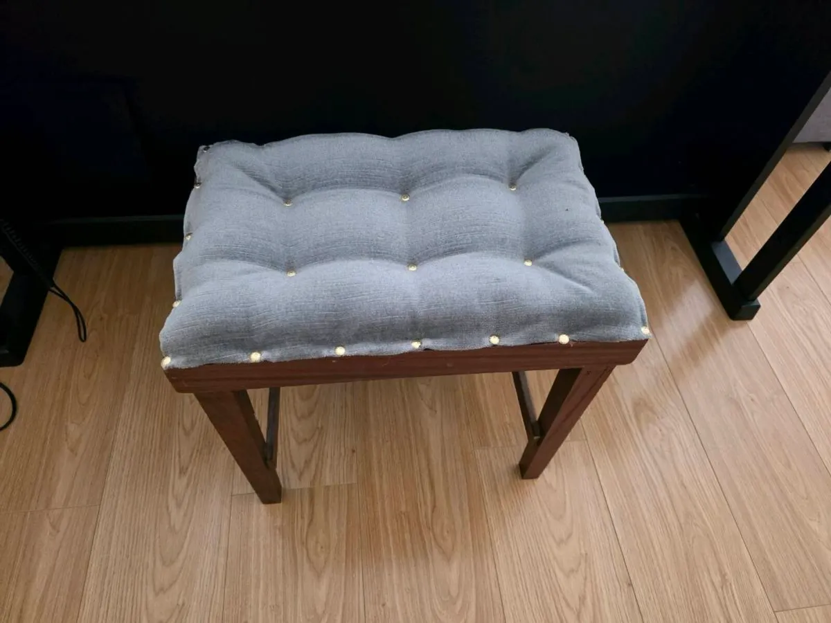 Piano stool 46x34cm H 45cm - Image 3