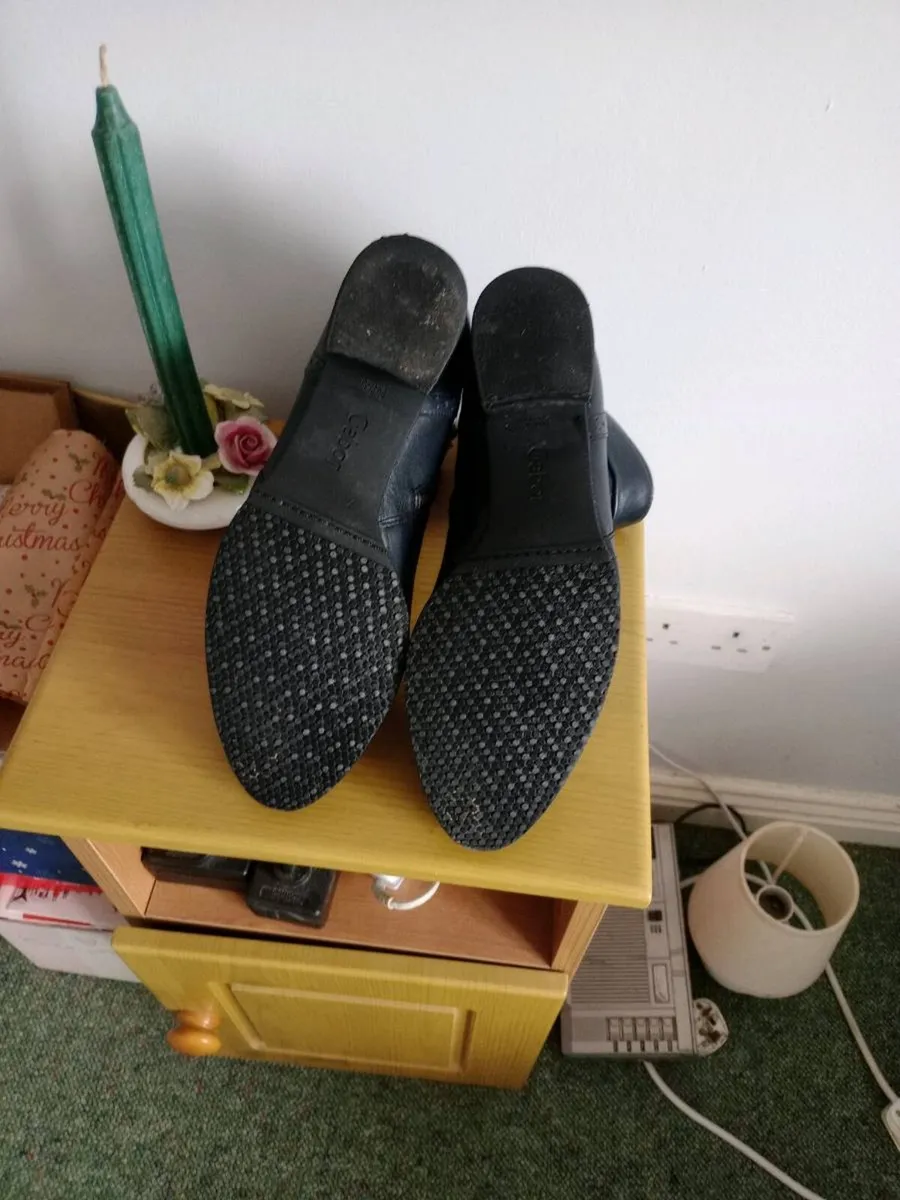 ANKLE BOOTS/NAVY - Image 3