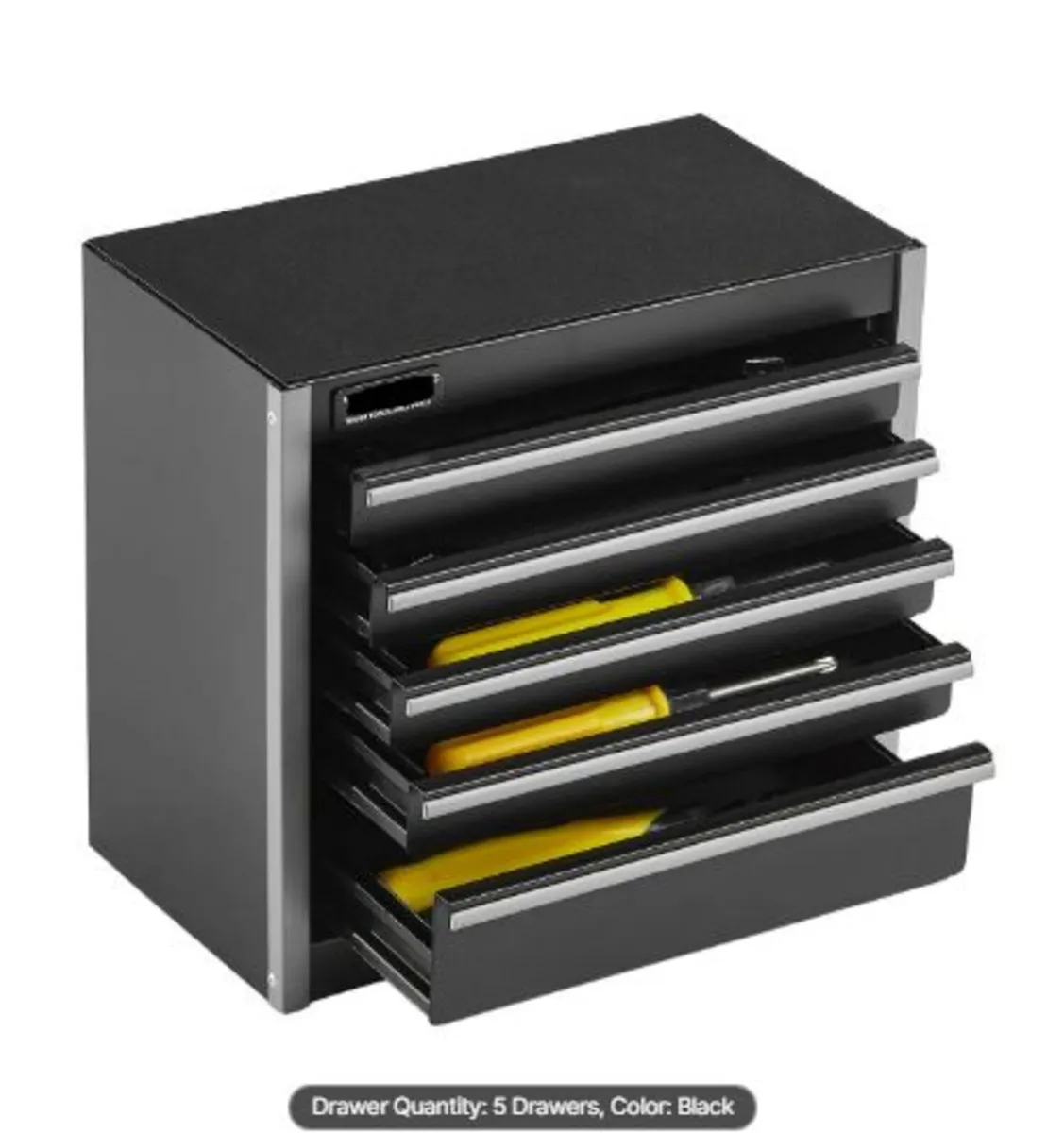 Metal Tool Box, 8.6-inch, Portable Metal Tool Box - Image 4