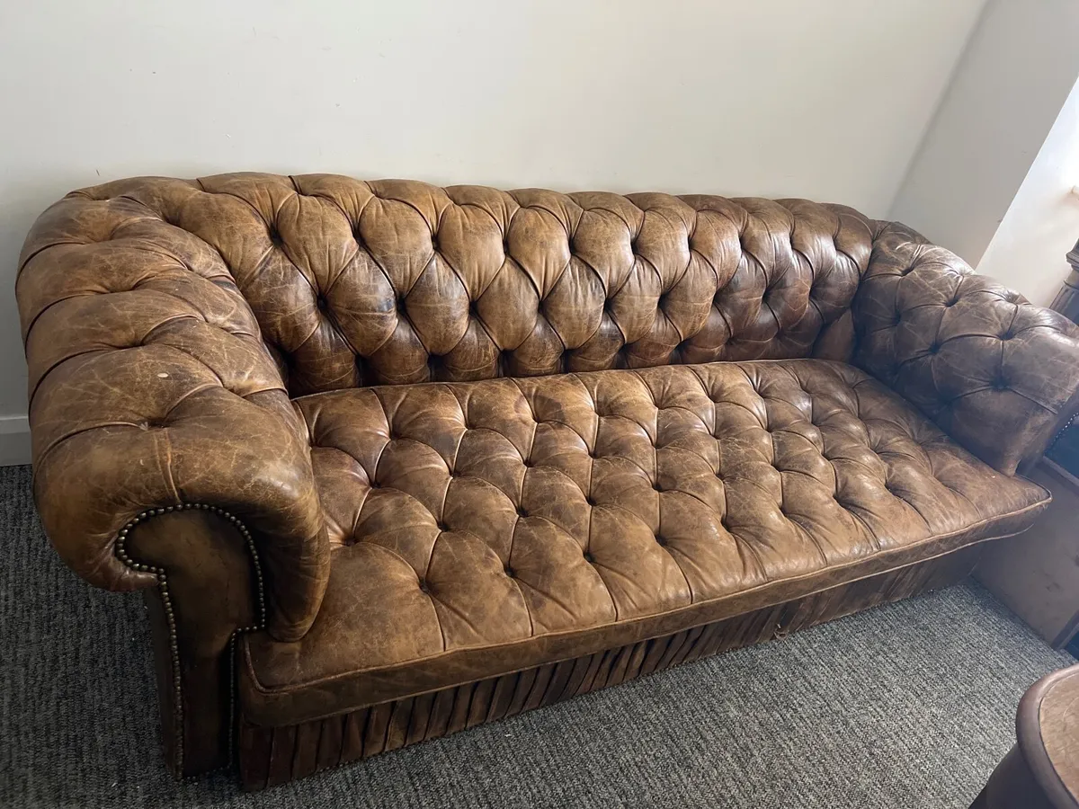 Vintage chesterfield sofa - Image 1