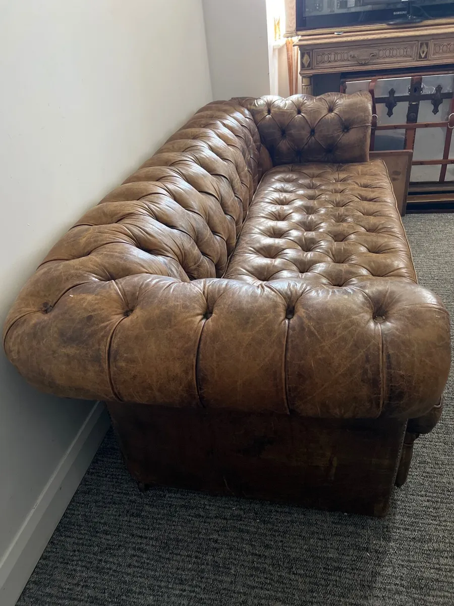 Vintage chesterfield sofa - Image 2