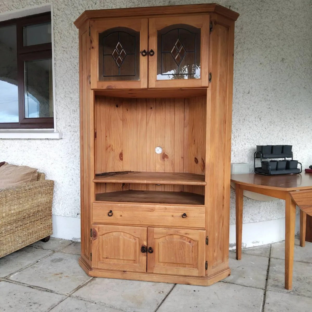 Pine Corner Cabinet - Image 1