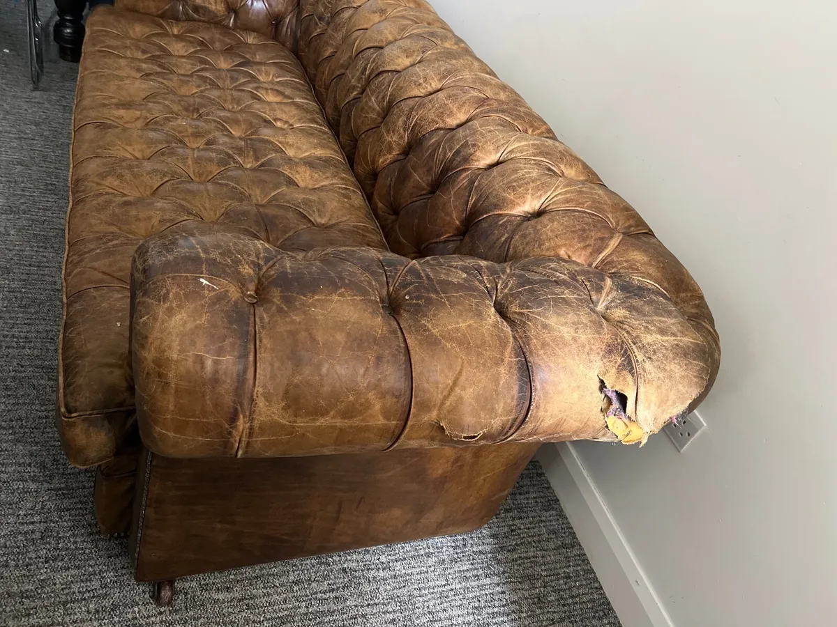 Vintage chesterfield sofa - Image 3
