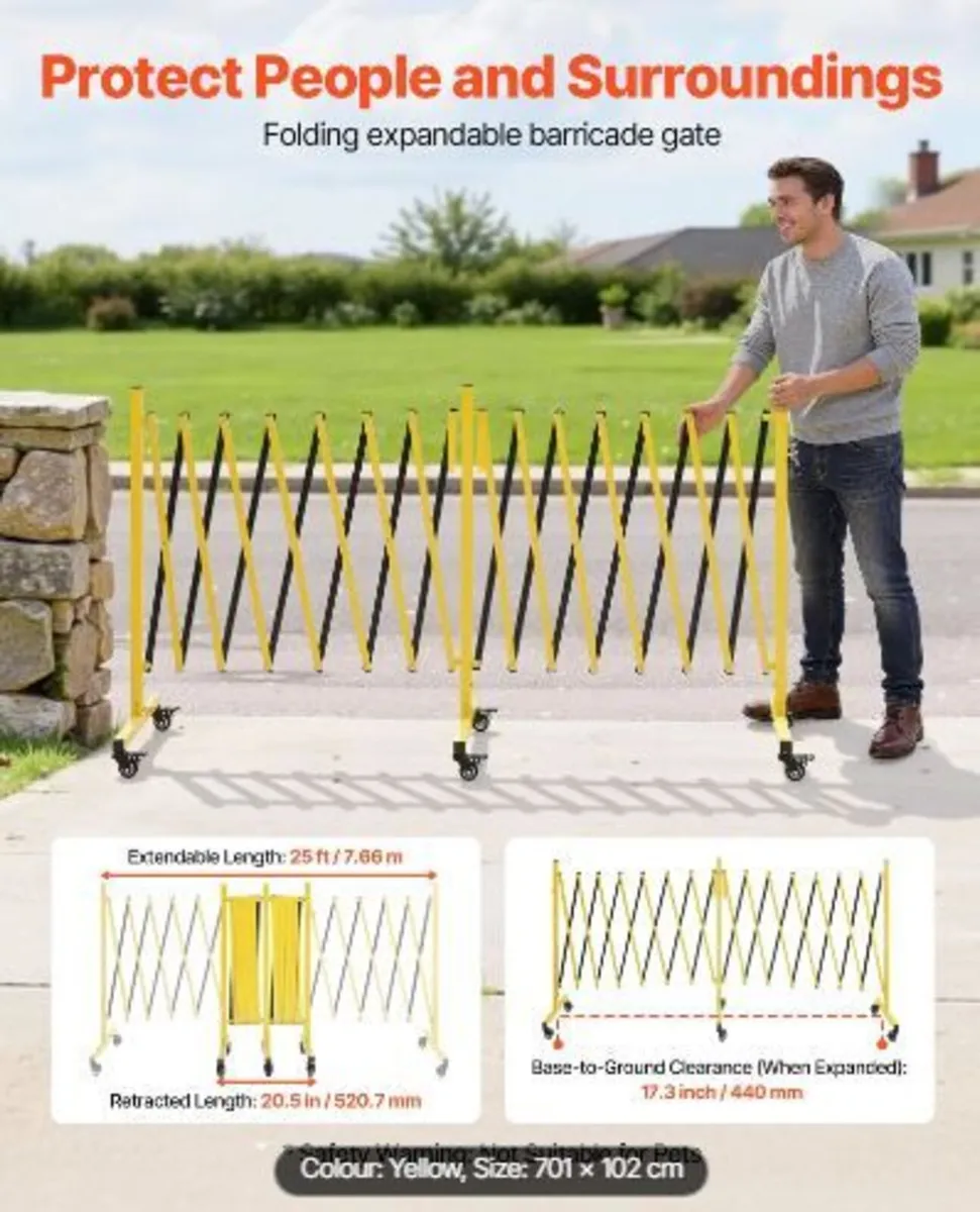 Double Expandable Barricades, 7.66m - Image 2