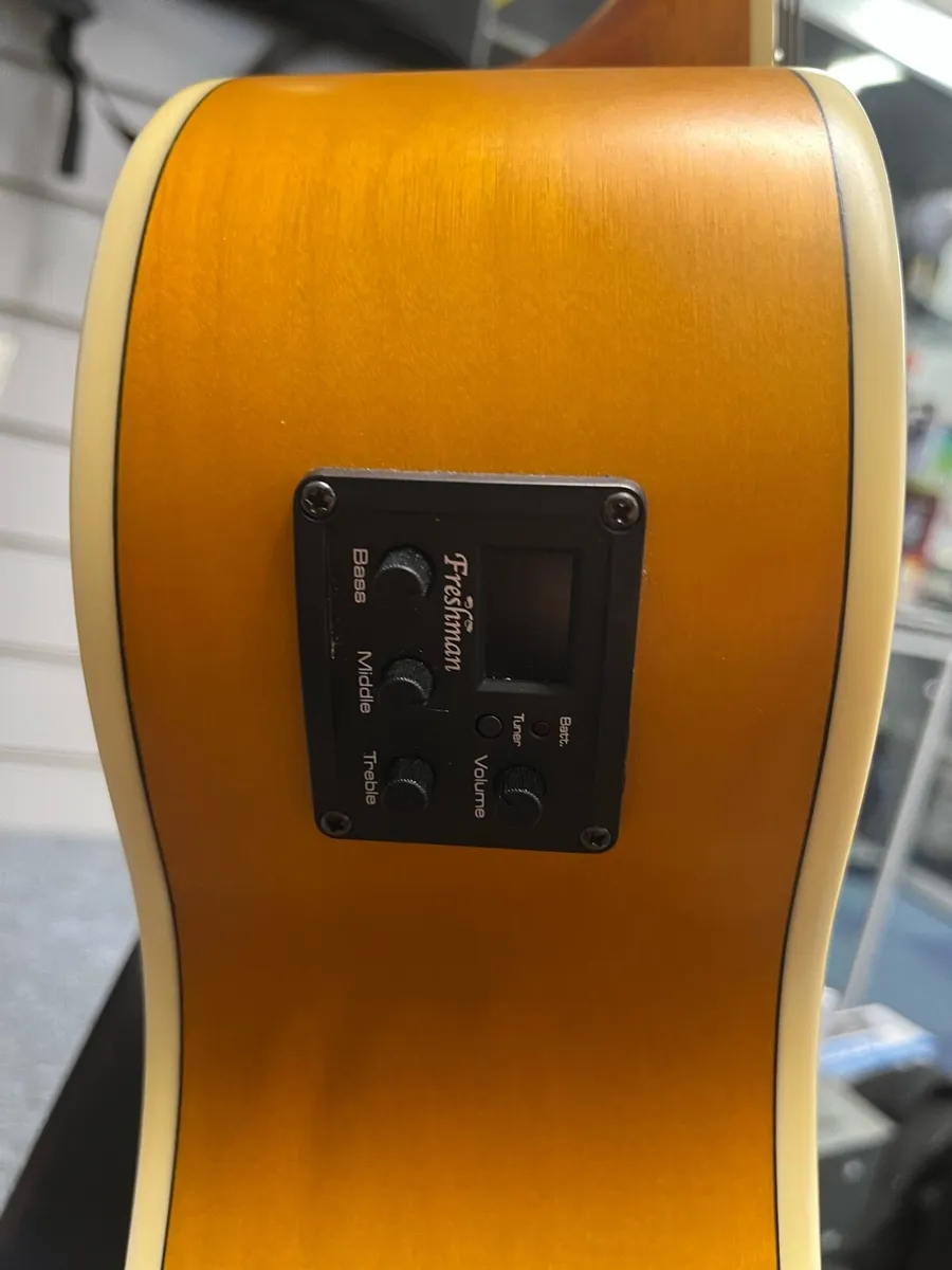 Freshman FA1AM12 12 String Semi Acoustic Guitar - Image 4