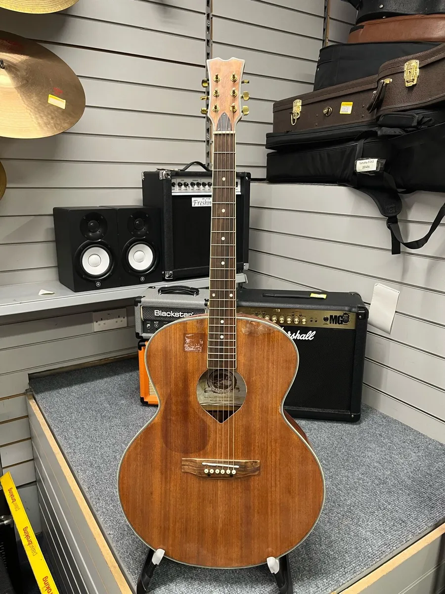 Canadian Semi Acoustic Left Handed Guitar - Image 1