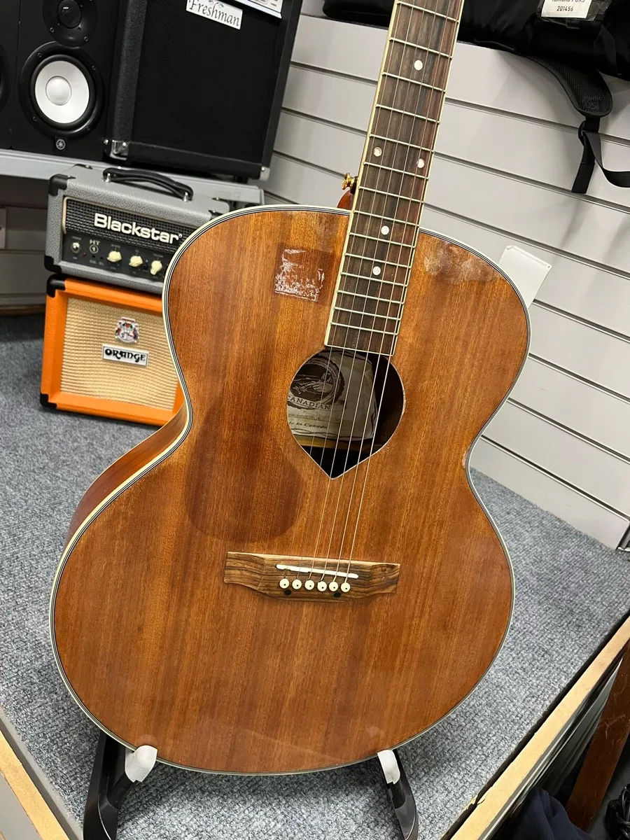Canadian Semi Acoustic Left Handed Guitar - Image 2