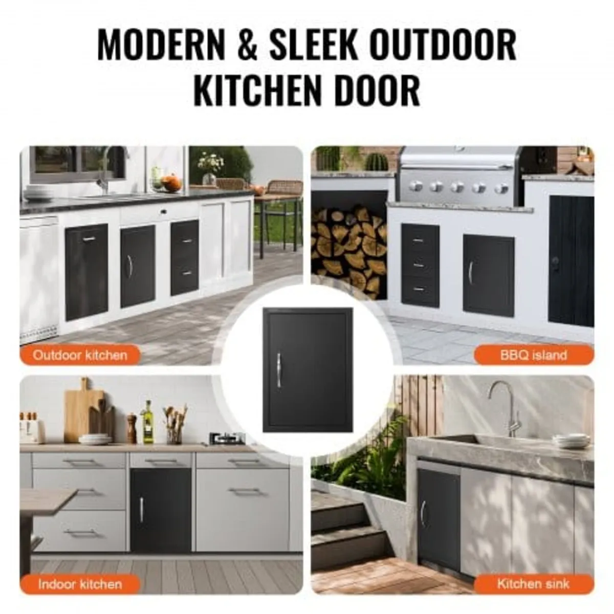 BBQ Access Door, 415x570 mm Single Outdoor Kitchen - Image 4