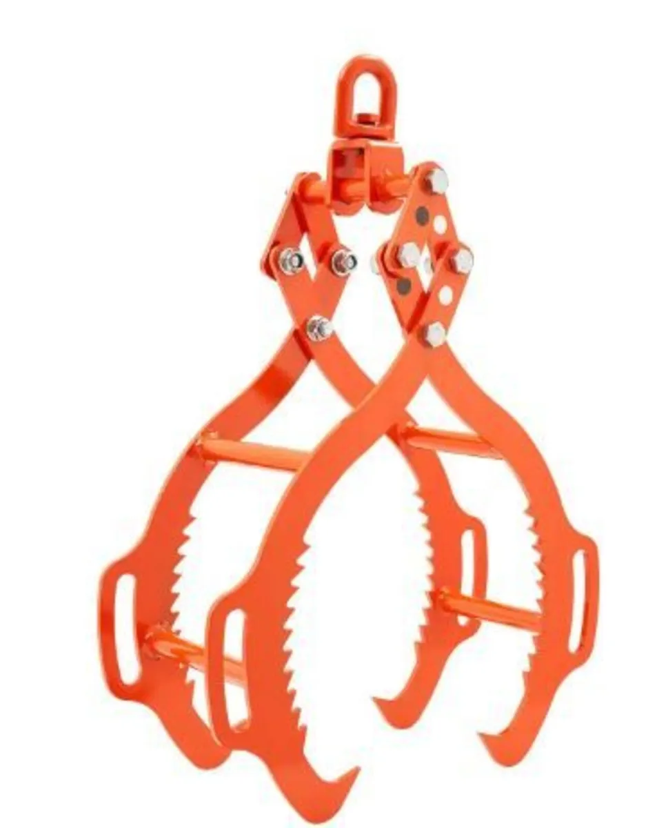 28in Log Lifting Tongs, 4-Claw - Image 4