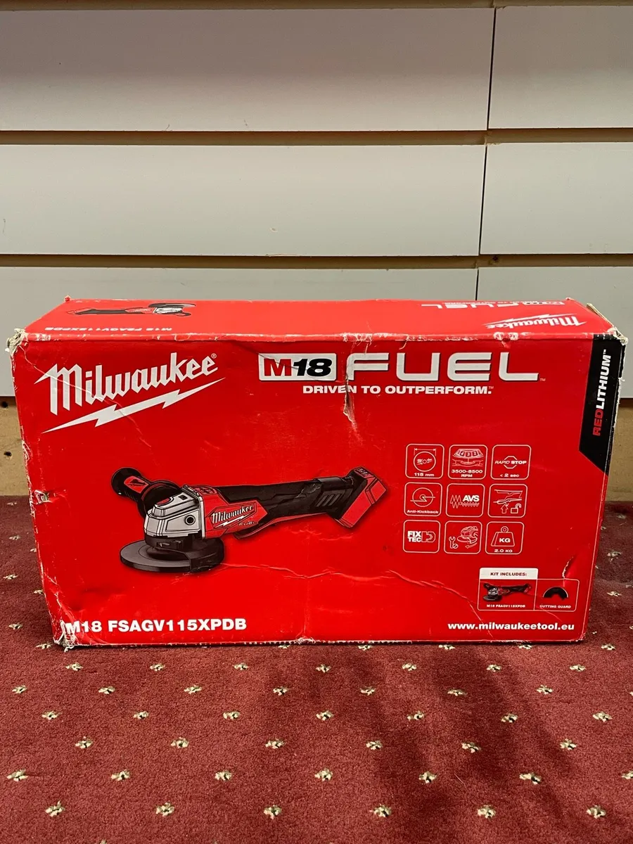 Milwaukee M18 FUEL 115mm Braking Angle Grinder - Image 2