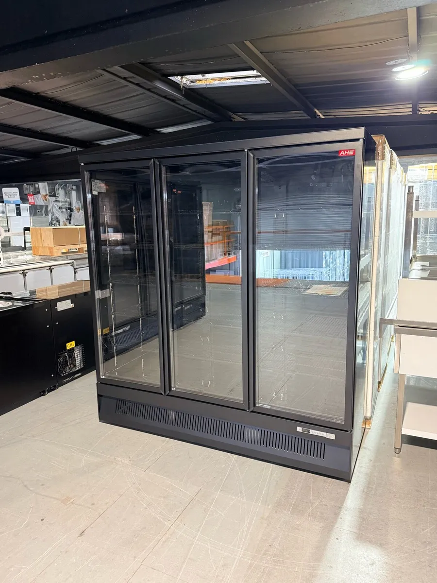 Premium 3 Door Glass Freezer - Image 1