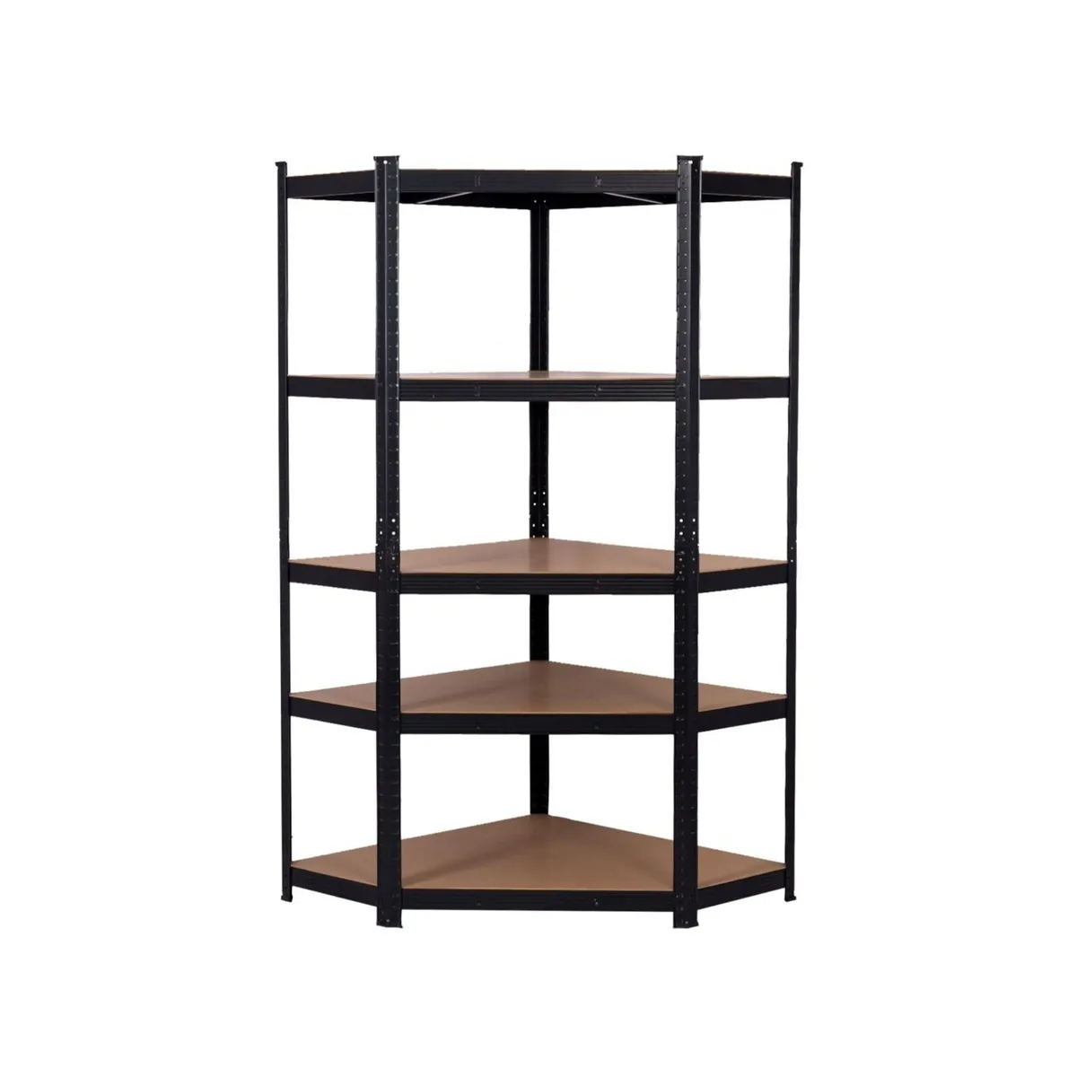 Budget Garage Shelving | 3 Corner Bay Black - Image 2
