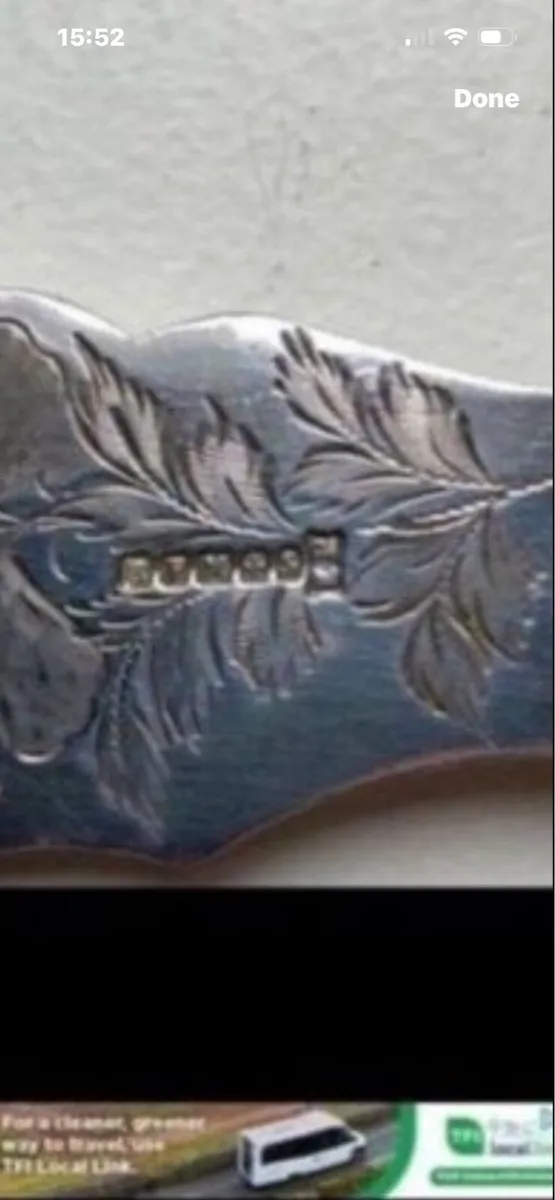 Antique Bone Handle Fish Set - Image 3