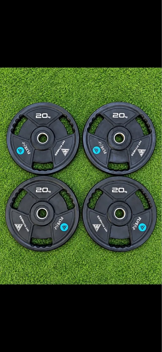 Hit Fitness Rubber Radical Olympic Weight discs