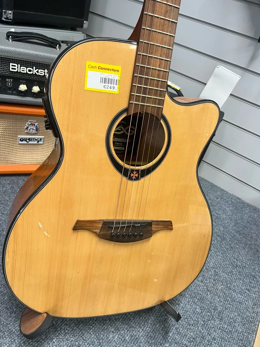 LAG T66ACE Semi Acoustic Guitar - Image 2