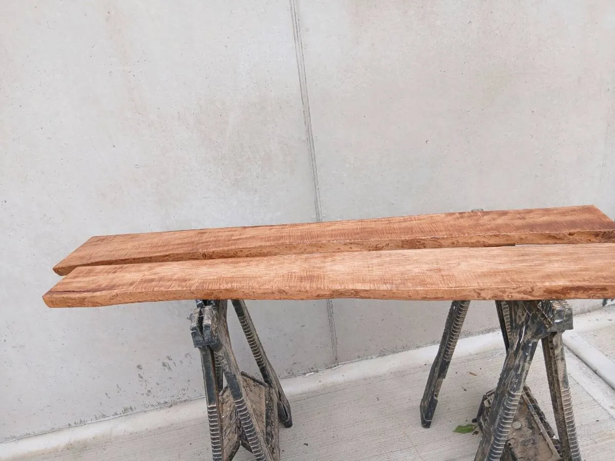 Live edge and straight cut shelves - Image 1